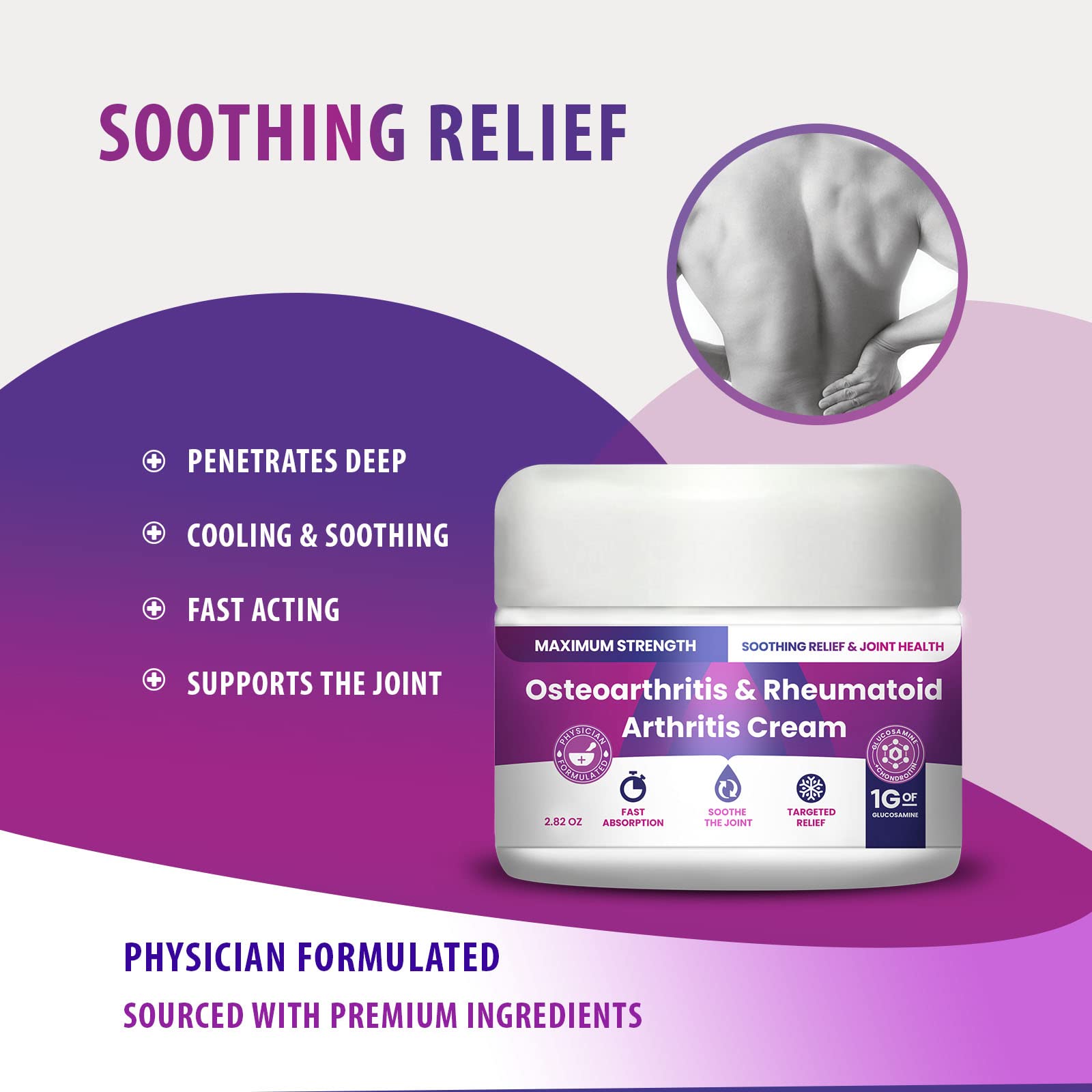 Osteoarthritis And Rhematoid Arthritis Cream By PMT – Soothing Relief For Your Knees and Hands. Includes 1 Gram Of Glucosamine; Arnica, Arginine, Glucosamine, Aloe - Cooling relief for Hands and Knees M PAIN MANAGEMENT TECHNOLOGIES uk supplements