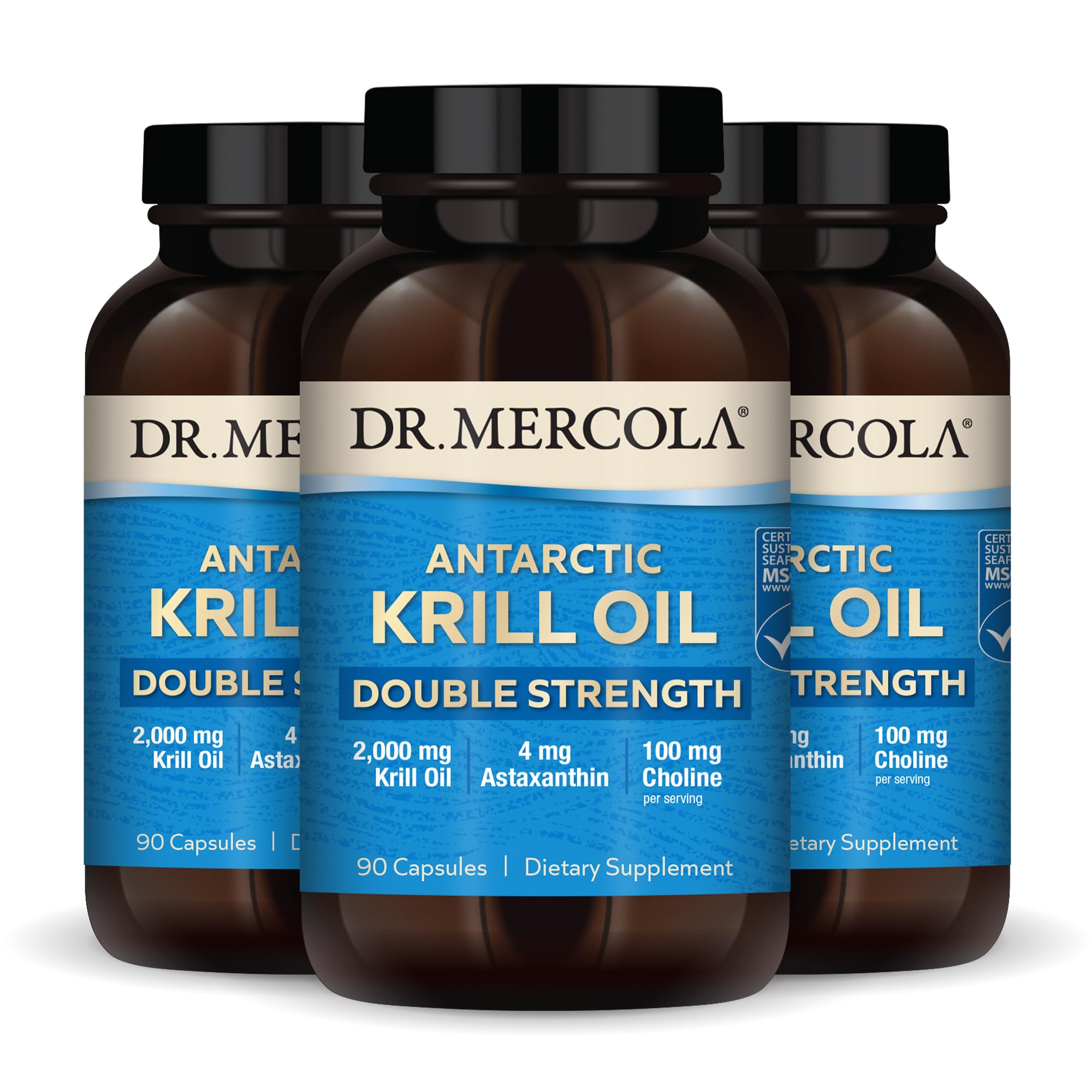 Dr. Mercola Krill Oil Double Strength, 90 Servings (270 Capsules), Dietary Supplement Dr. Mercola uk supplements