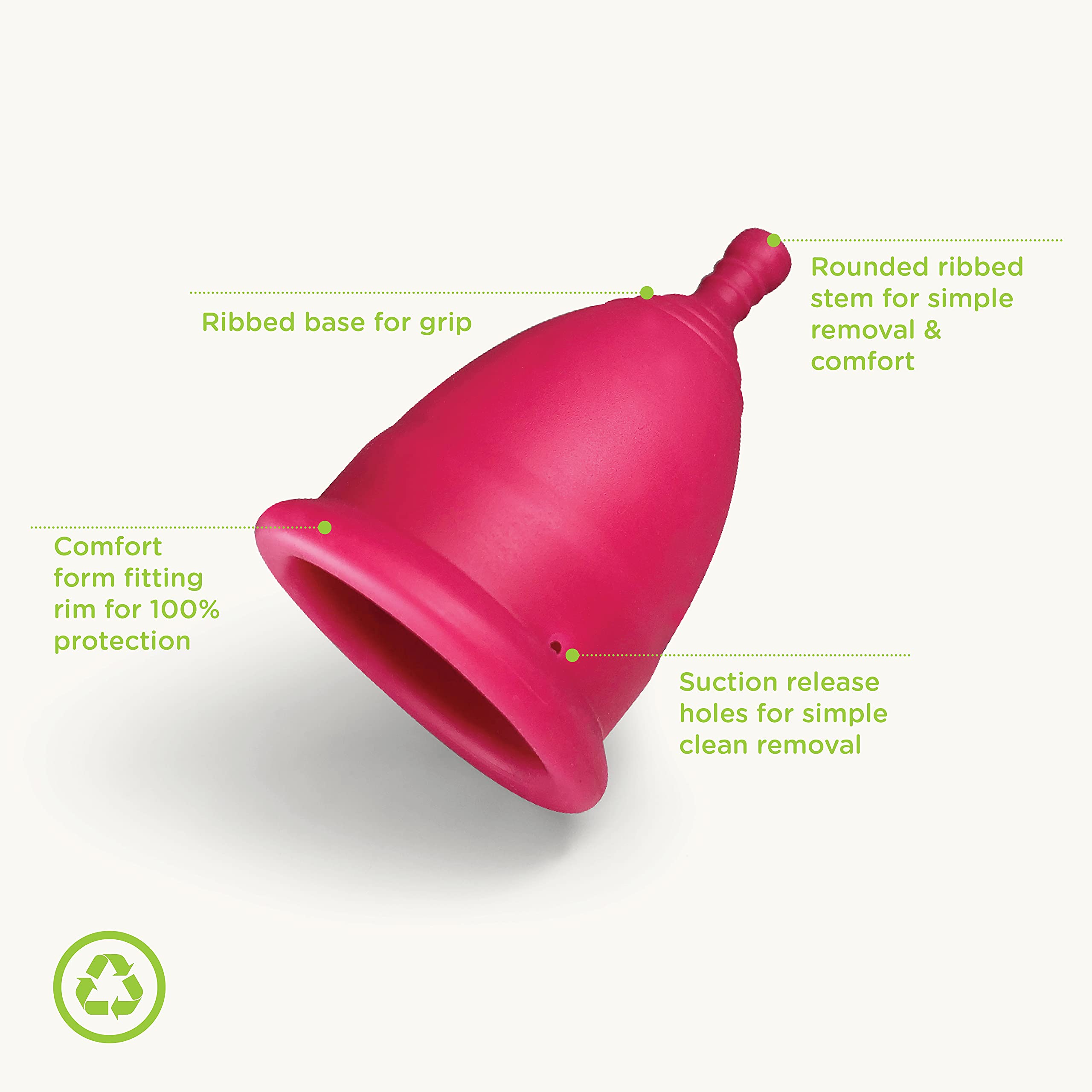 Oi | Organic Initiative - Menstrual Cup | Small - Slim-fit, Wear for 12 hrs | Reusable, Leak Free (17 ml) oi uk supplements
