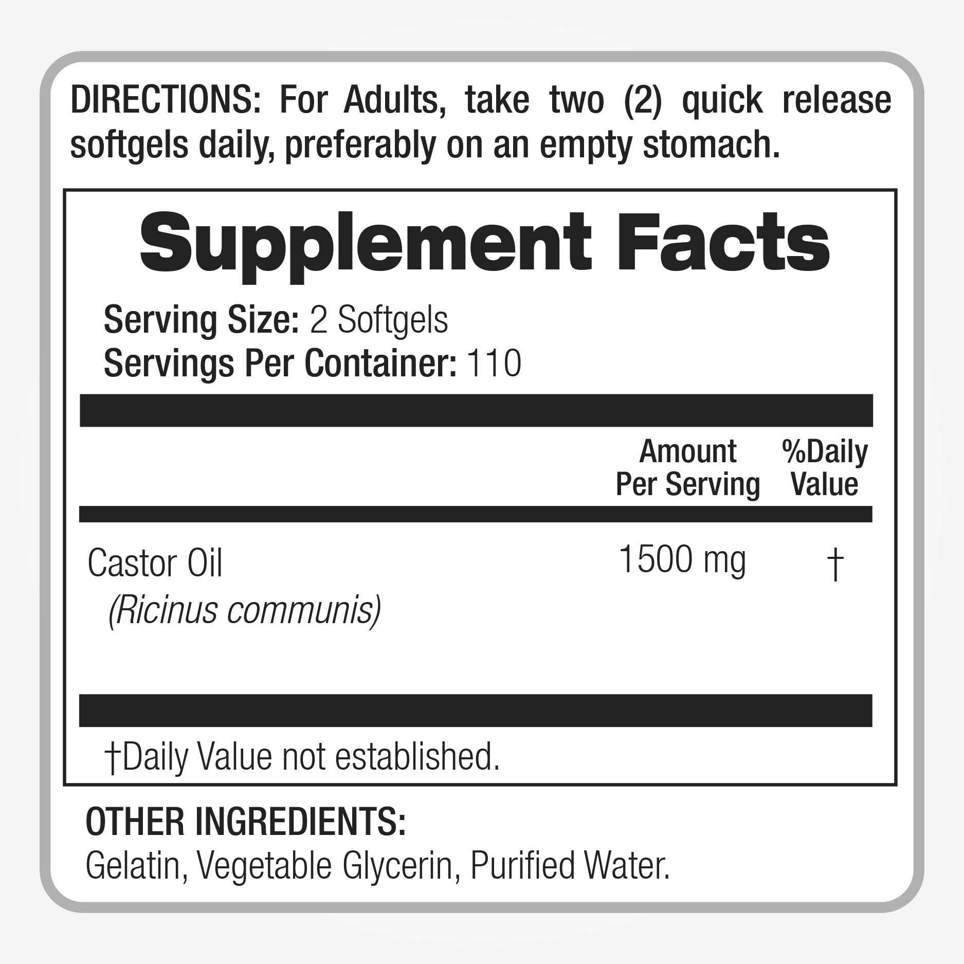 Lab | castor oil pills |220 softgels |1500 mg| castor oil capsules | castor oil capsules organic FITO MEDIC'S uk supplements
