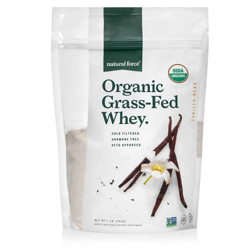 Natural Force Grass Fed Organic Whey Protein Powder – Non GMO Verified, Humane Natural Force uk supplements