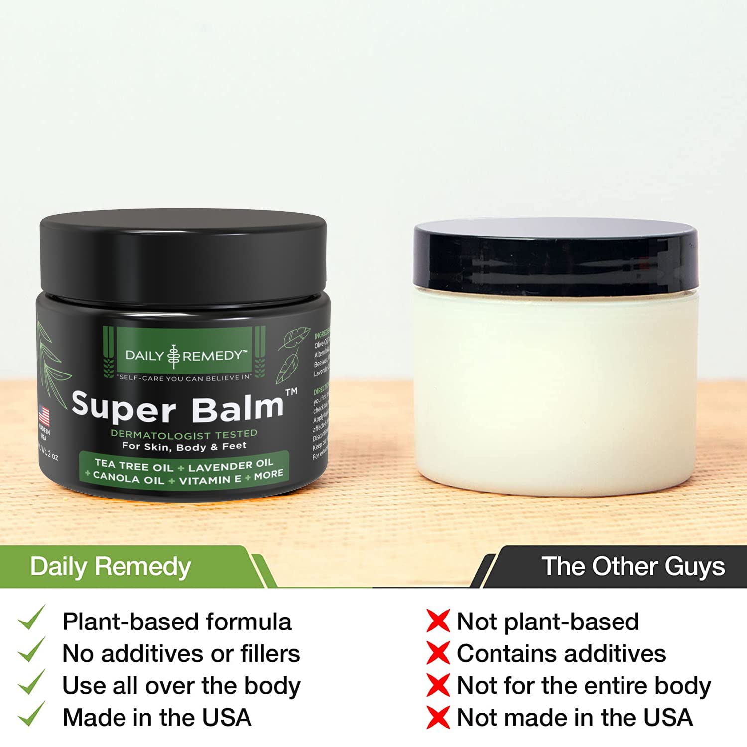 DAILY REMEDY Tea Tree Oil Extra Strength Super Balm - Athletes Foot Cream Combats DAILY REMEDY uk supplements