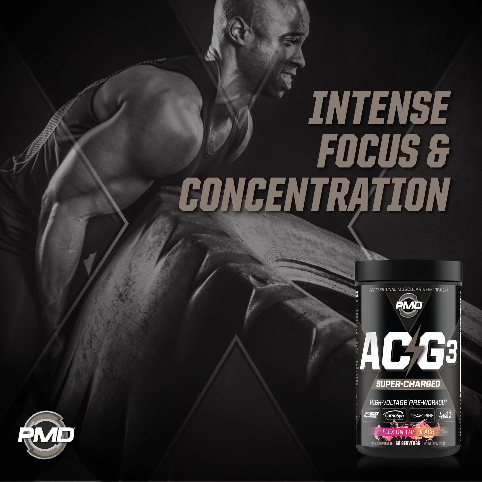PMD Sports ACG3 Supercharged - Pre Workout - Powerful Strength, High Energy, Maximize PMD uk supplements