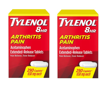 Tylenol Arthritis Pain Extended Release Tablets with Acetaminophen for Joint Pain, 290 Caplets (Pack of 2) (Package May Vary) Tylenol uk supplements