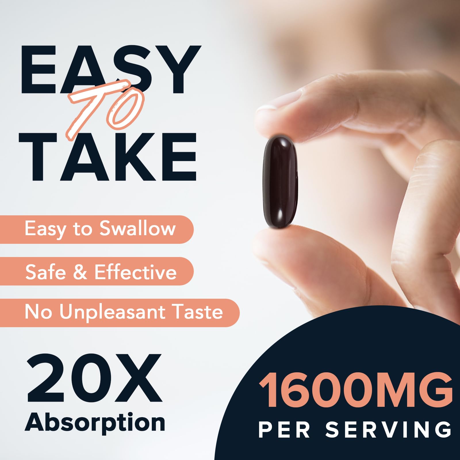 Fabamax 1600 mg Liposomal NAD Supplement, 98% Pure NAD+ Supplement, Superior Absorption, Alternative to Nicotinamide Riboside or NADH to Boost NAD+ for Aging Defense, Energy, Longevity,60 Softgels Fabamax uk supplements