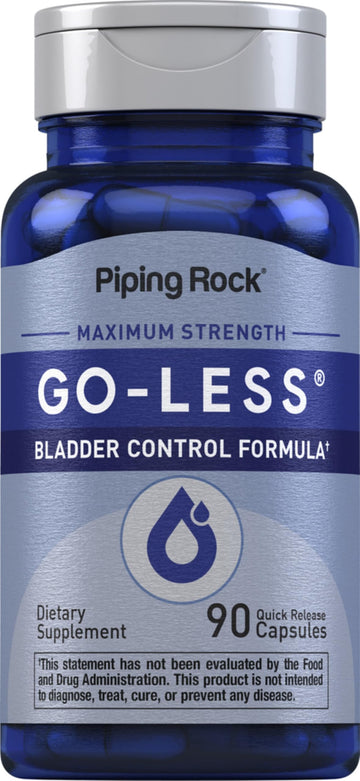 Piping Rock Bladder Control Pills for Women and Men | 90 Capsules | Maximum Strength Formula | Pumpkin Seed Extract | Non-GMO, Gluten Free Supplement Piping Rock uk supplements