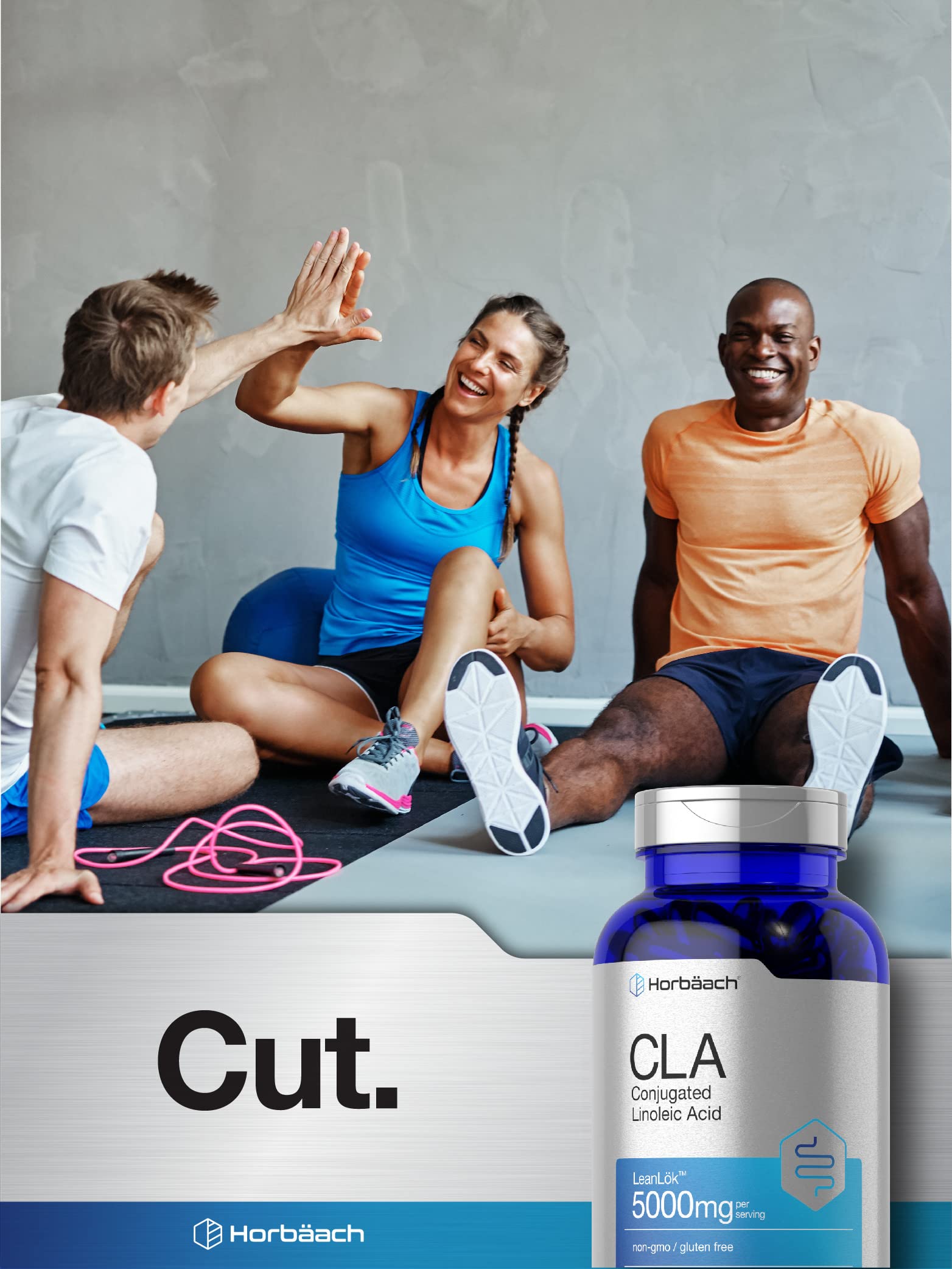 CLA Supplement | 300 Softgel Pills | Maximum Potency | Conjugated Lineolic Acid from Horbäach uk supplements