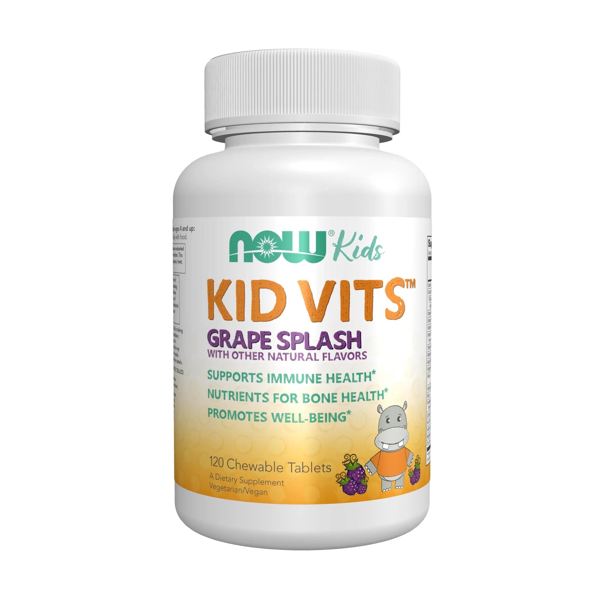 Now Kids Supplements, Kid Vits Multivitamin, Grape Flavor, 120 Chewable Tablets NOW Foods uk supplements
