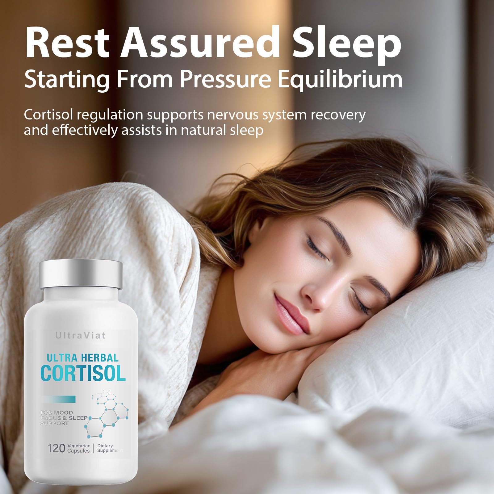 Cortisol Supplements for Women/Men, Cortisol Reducer with Ashwagandha, Rhodiola Rosea, L-Theanine, Support Hormone Balance, Stress & Sleep EVYOUNG uk supplements