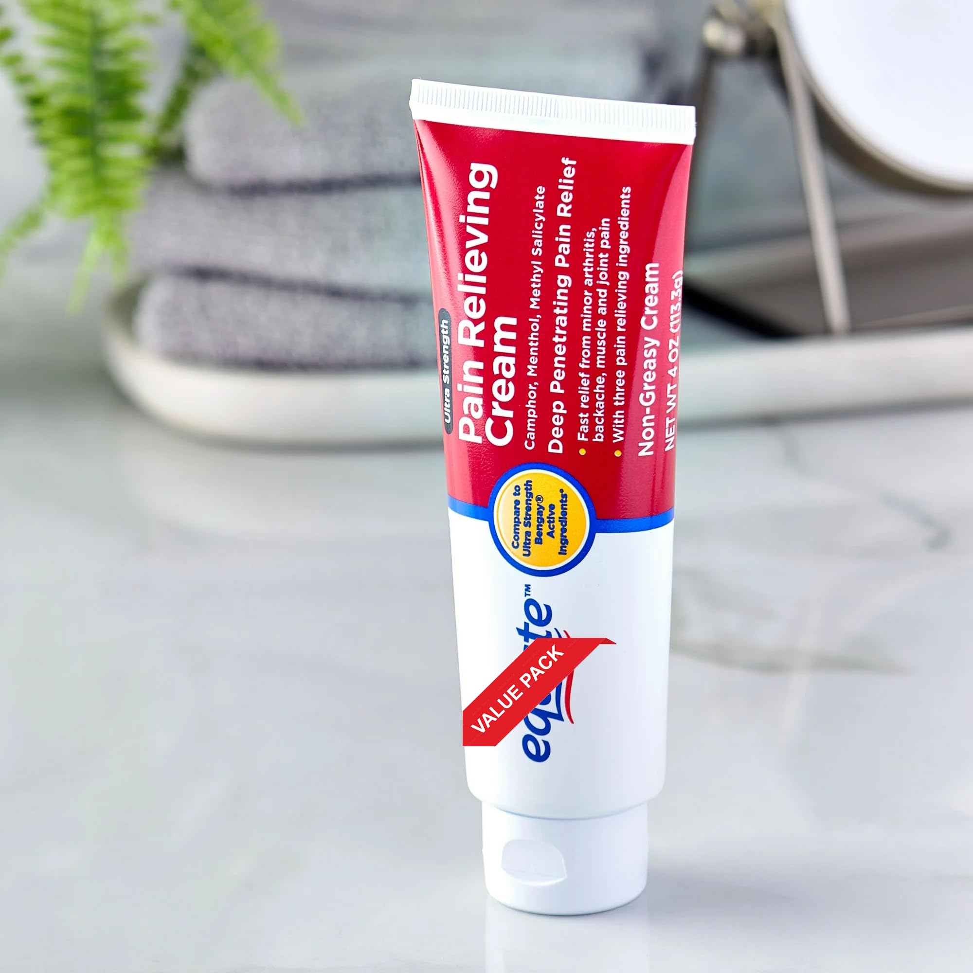Equate Ultra Strength Pain Relieving Cream, Equate Ultra Strength Pain Relieving Cream Muscle Rub, 4 oz Aus Healthcare uk supplements