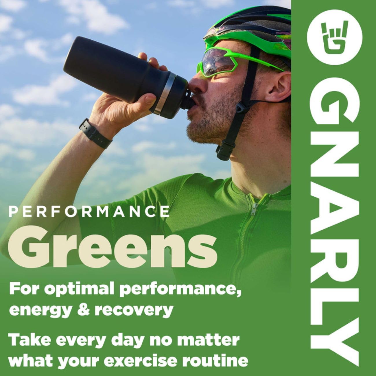 Gnarly Nutrition Greens Superfood Powder – Lemon Mint Performance Super Greens Powder – NSF Contents Certified – Organic, Probiotics & Essential Micronutrients - Lemon Mint, 11.64 oz Gnarly Nutrition uk supplements