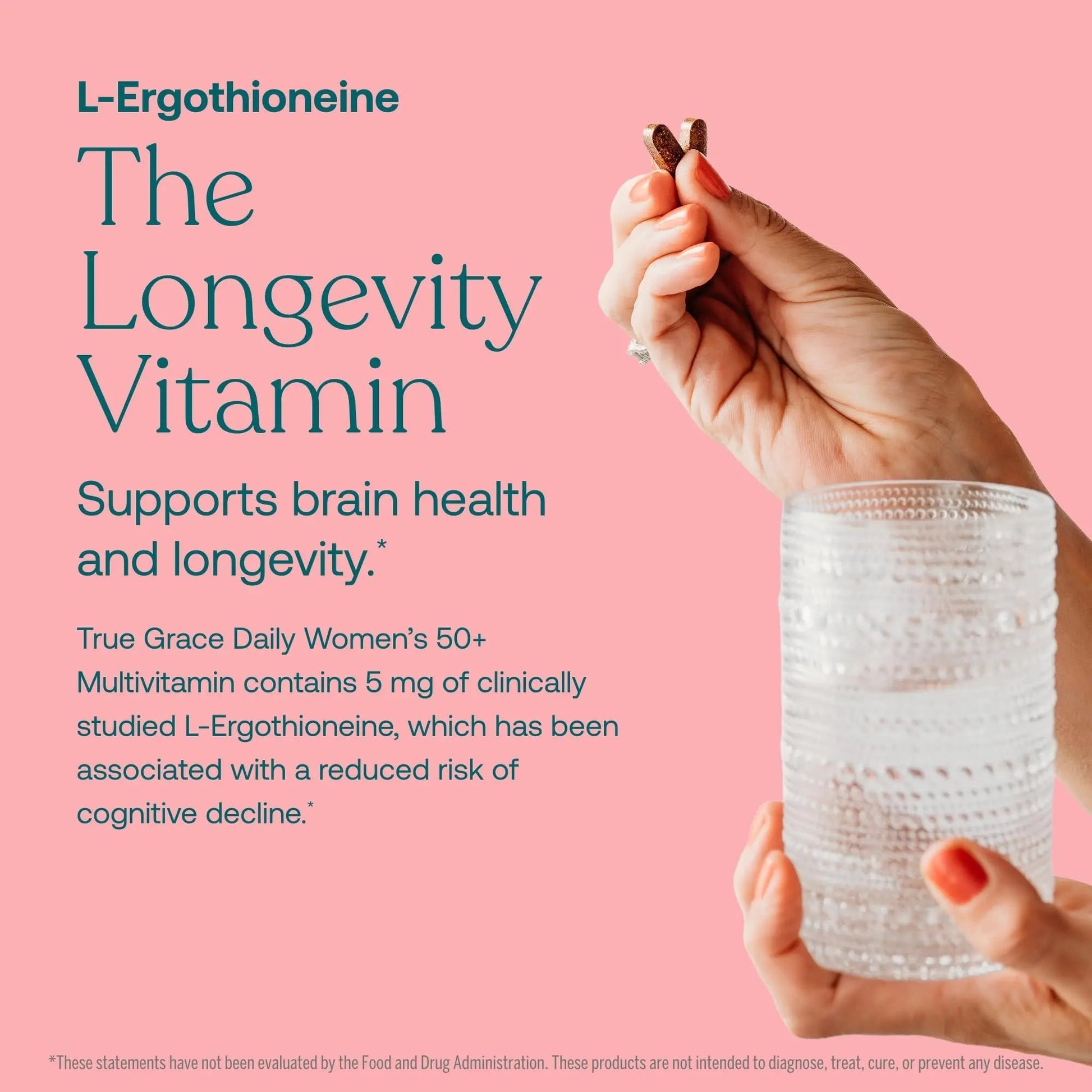 True Grace Daily Women’s Multivitamin 50+ - 60 Easy-to-Swallow Tablets - Immune, Energy, Longevity & Memory Support True Grace uk supplements