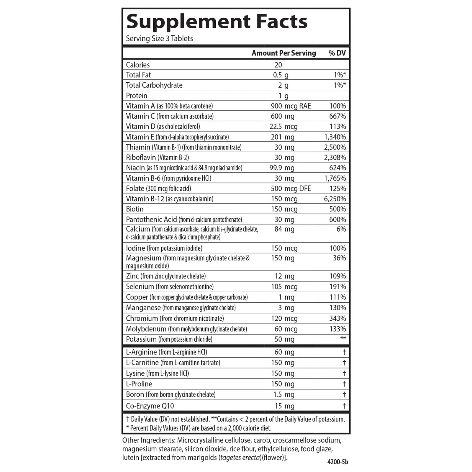 Carlson - Cardio Complete, Advanced Multivitamin, Heart Health, Circulatory Support, 90 Tablets Carlson uk supplements