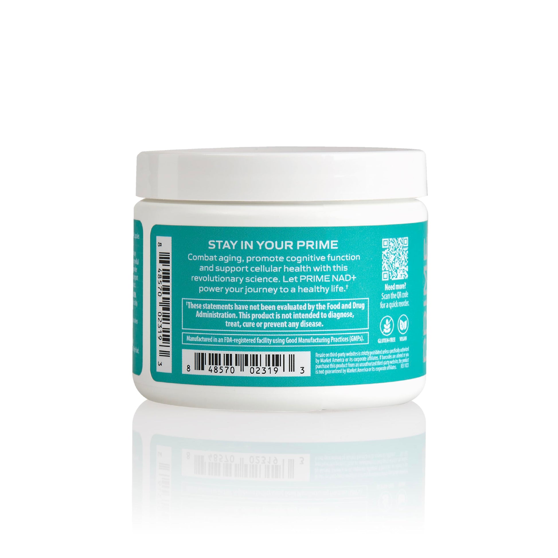 PRIME Anti-Aging Nutraceuticals NAD+ – Nicotinamide Riboside & Pterostilbene Supplement for Cellular Energy, Healthy Aging & Vitality, Vegan, Gluten-Free, 30 Servings PRIME uk supplements