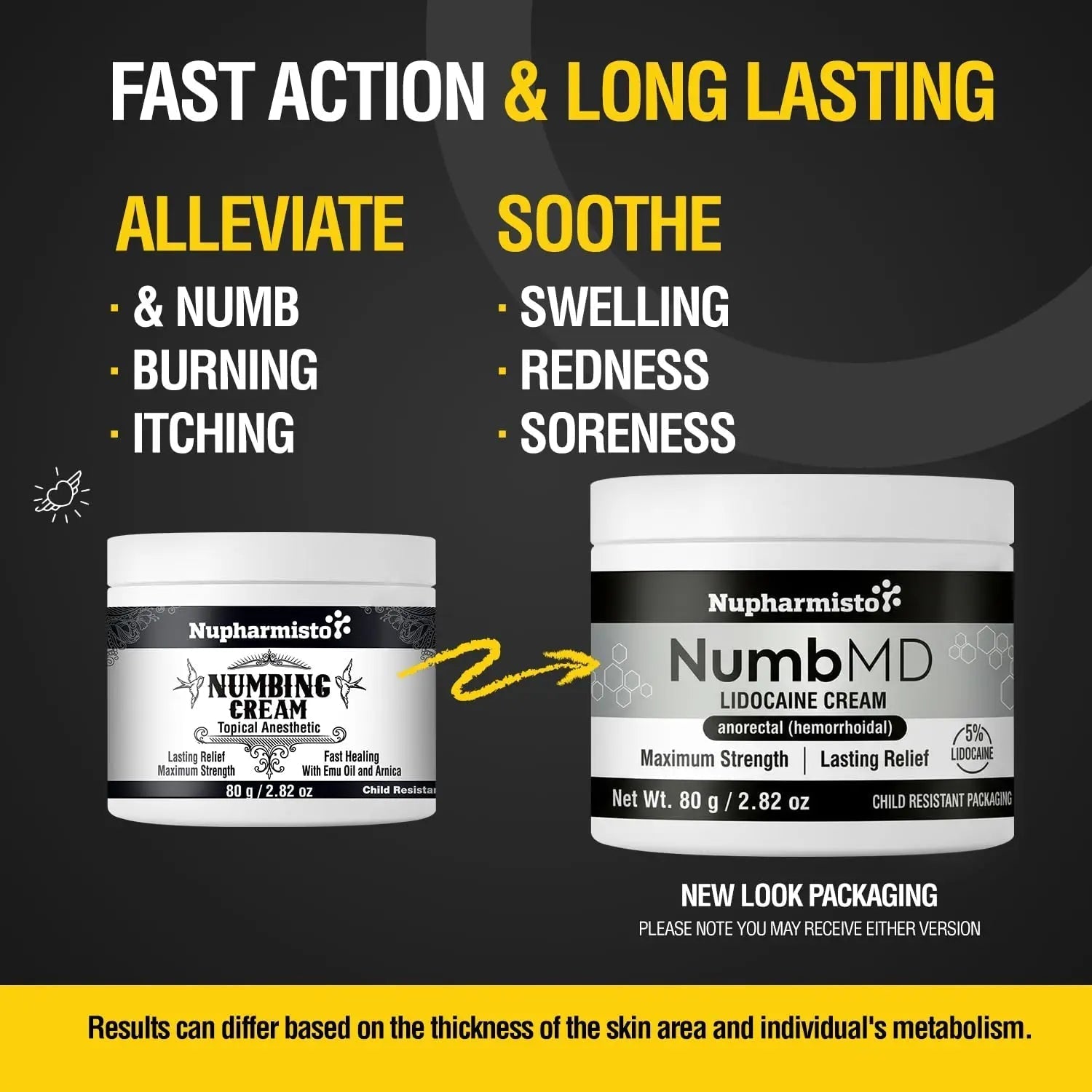 Nupharmisto Numbing Cream Maximum Strength : Long Lasting Numbing Cream with 5X Numbing - Emu Oil and Arnica 80 g / 2.82 oz Nupharmisto uk supplements