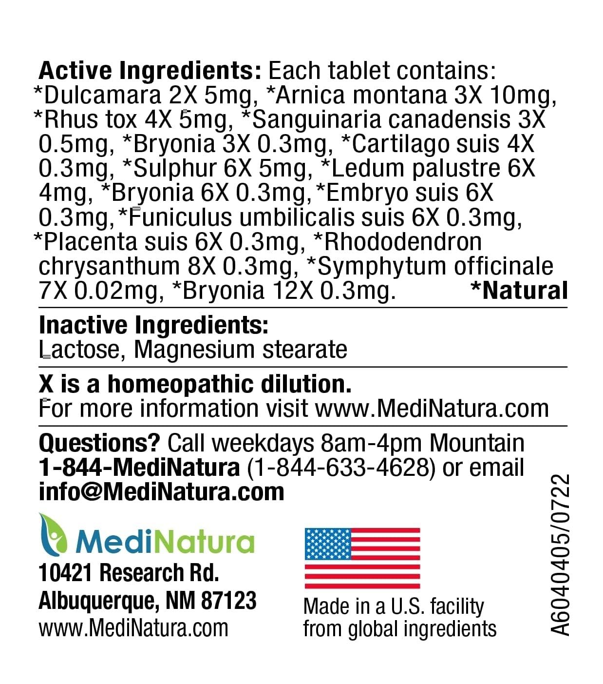 MediNatura Plant-Powered Pet Pain Relief Bundle T-Relief Pet Pain Tablets (90) + T-Relief Pet Arthritis (90) 12 Plant-Based Homeopathic Pain Relievers with Arnica - Support for Muscles, Joints + HIPS MediNatura uk supplements