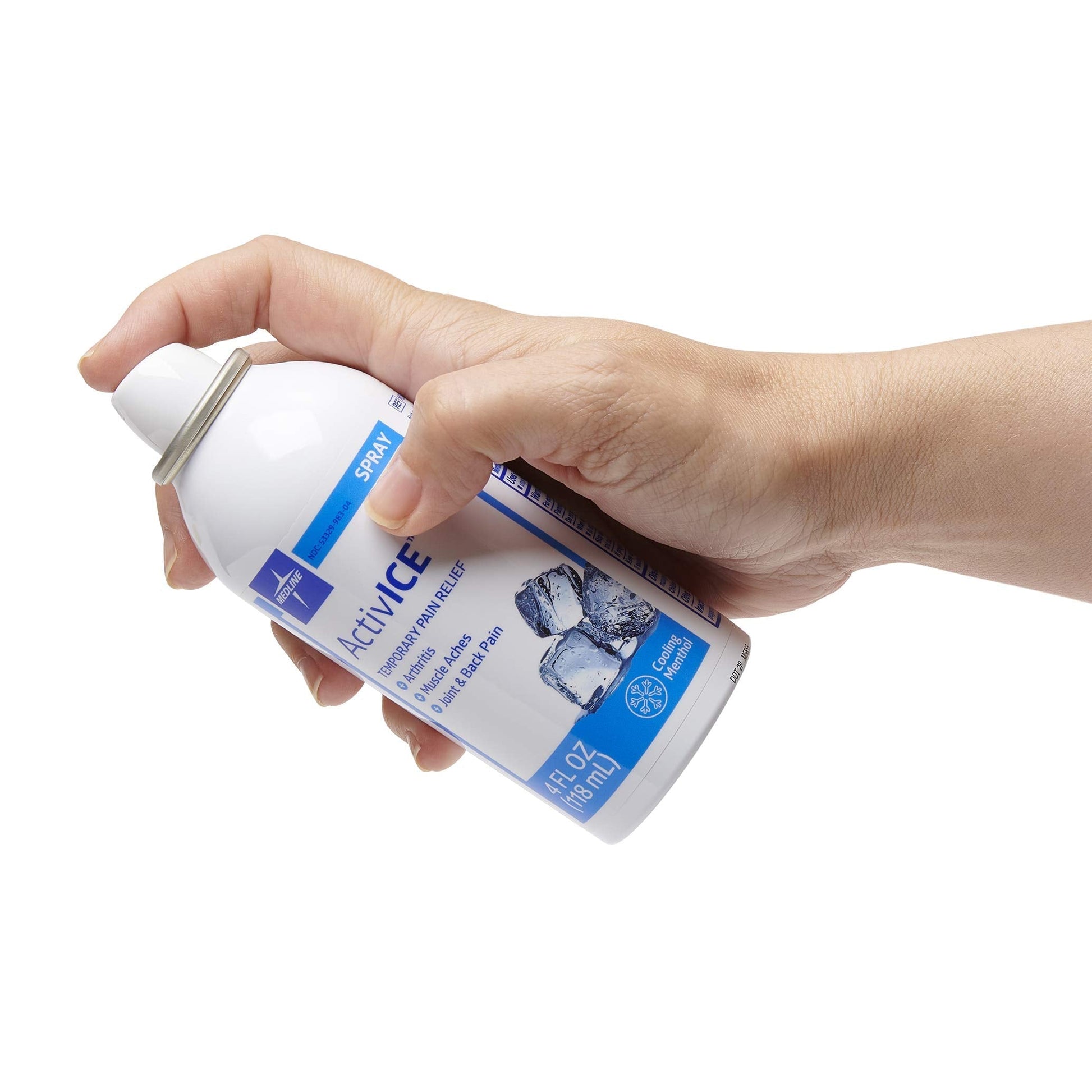 Medline ActivICE Spray Cooling Gel, Topical Pain Relief for Arthritis, Joint, Muscle, Back & Body Aches & Pain, 4 oz Medline uk supplements