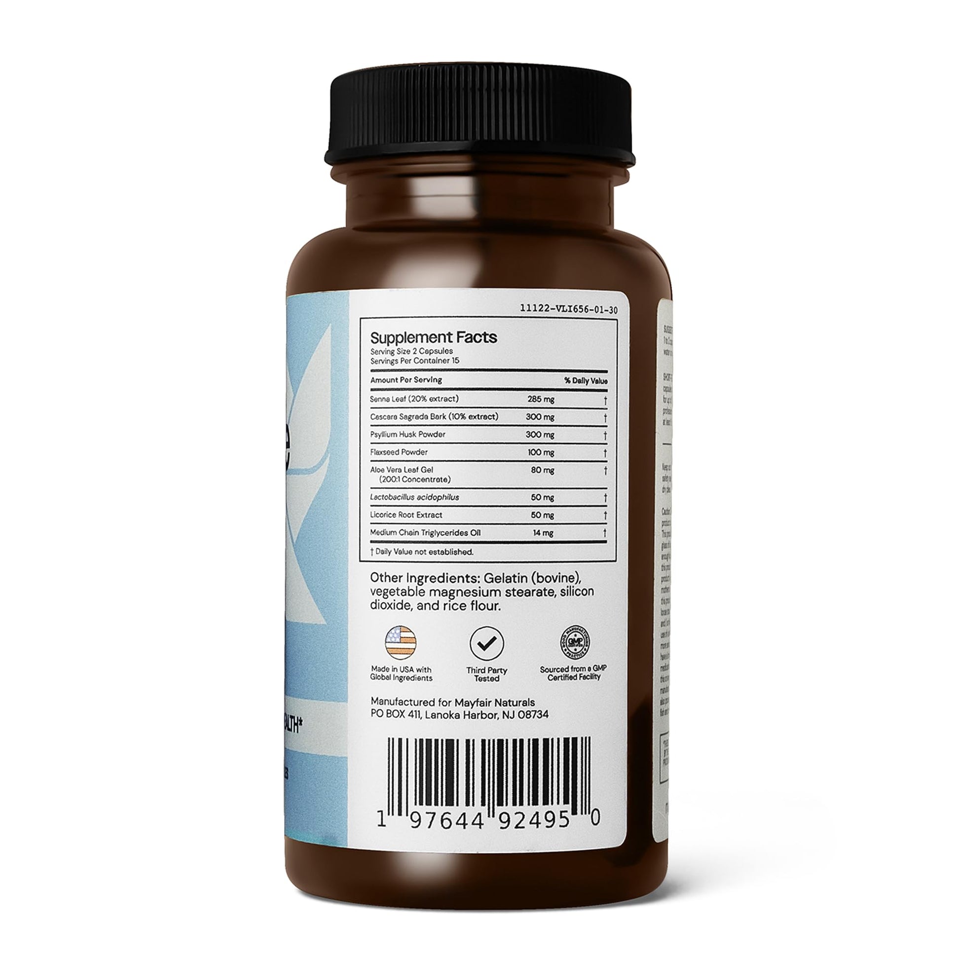Mayfair Naturals 15 Day Cleanse Colon Detox, Dietary Supplement, 30 Capsules, Natural Laxative Mayfair Naturals uk supplements