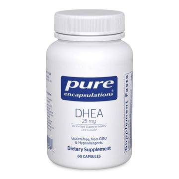 Pure Encapsulations DHEA 25 mg - Supplement for Immune Support, Hormone Balance, Metabolism Support, and Energy Levels* - with Micronized DHEA - 60 Capsules Pure Encapsulations uk supplements