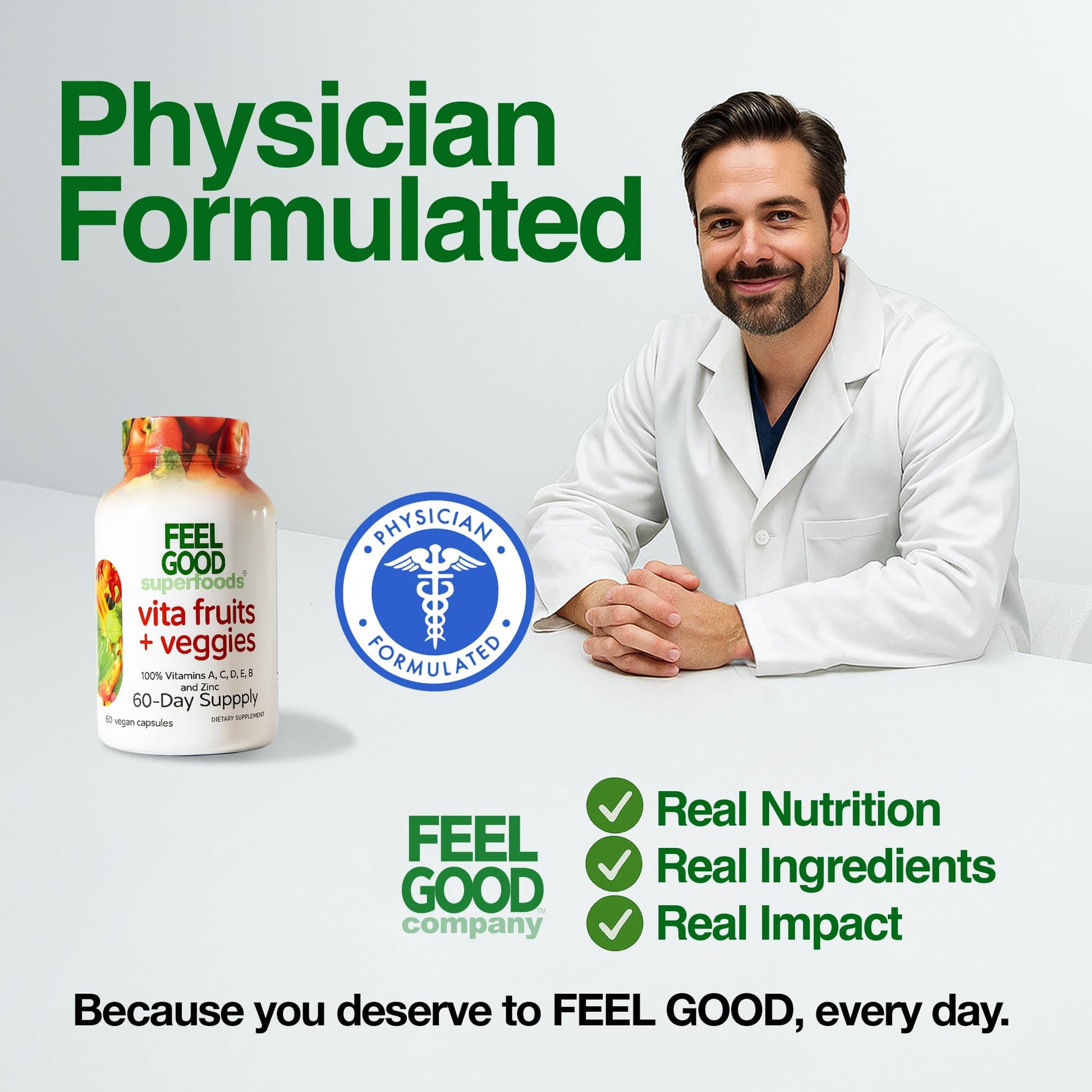 FeelGood Superfoods 1000mg Immune Support Capsules Made with 25 Organic Fruits and Vegetables, Strong Immunity Boosters with Vitamins A, C, D3, and Zinc, 60 Count FeelGood Superfoods uk supplements
