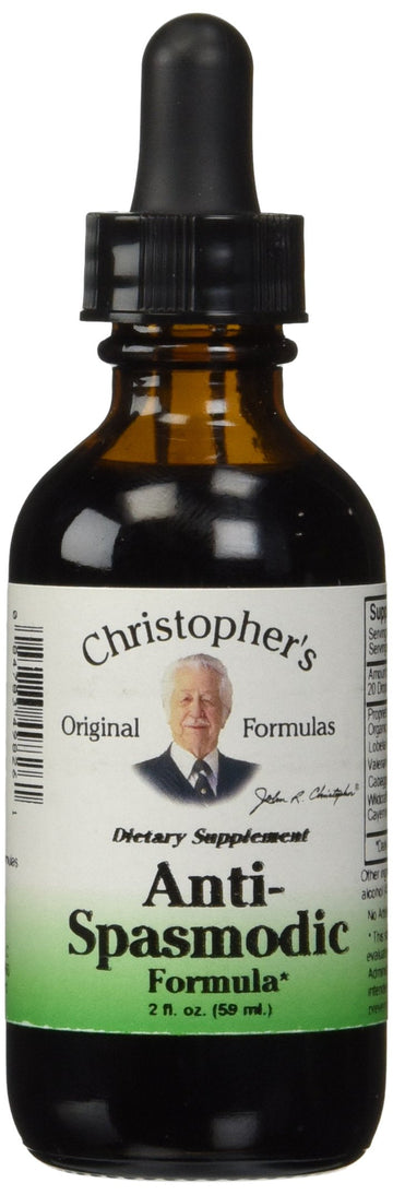 Christopher’s Original Formulas Anti-Spasmodic Formula | 2 oz Liquid Herbal Supplement | Synergistic Blend for Nervous System Support | Skullcap, Valerian & Cayenne Christopher's Original Formulas uk supplements