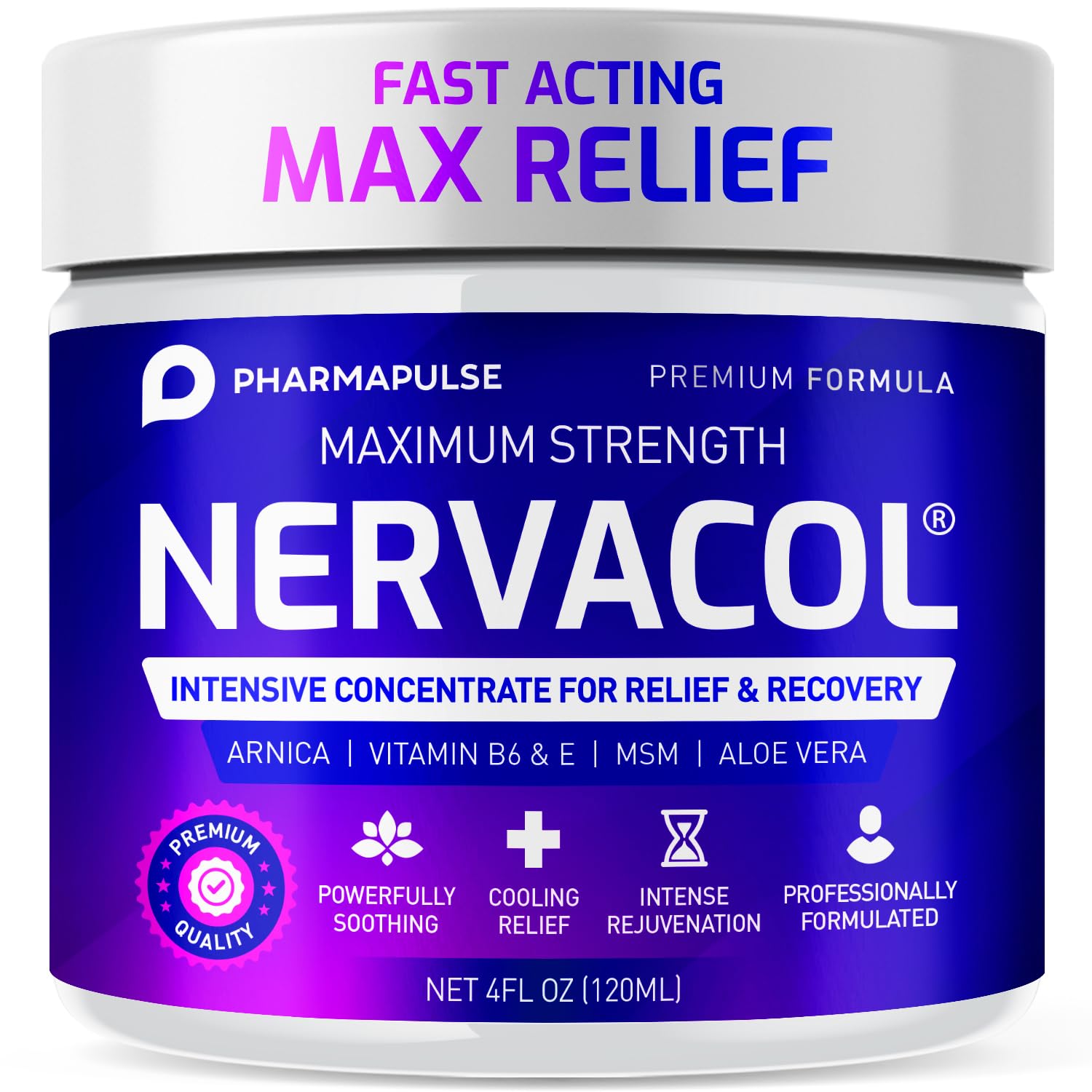 Neuropathy Nerve Therapy & Relief Cream - Maximum Strength Relief Cream for Foot Pharmapulse uk supplements