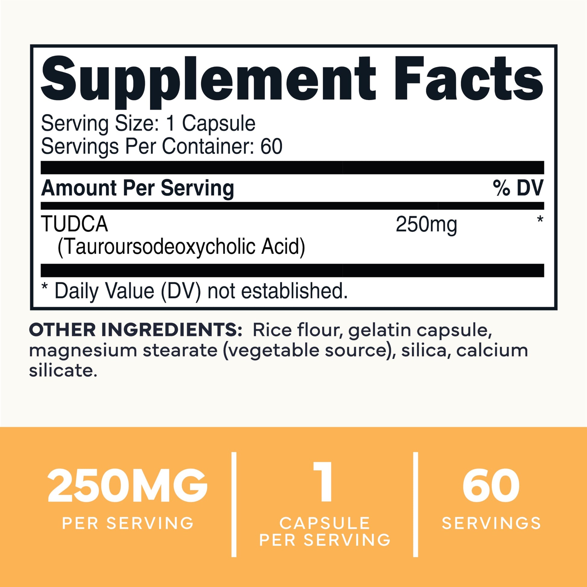 Type Zero Clean TUDCA Capsules 250mg - Pure Tauroursodeoxycholic Acid Supplement - Bile Salt Derivative - 60 Capsules, 60 Servings Type Zero uk supplements