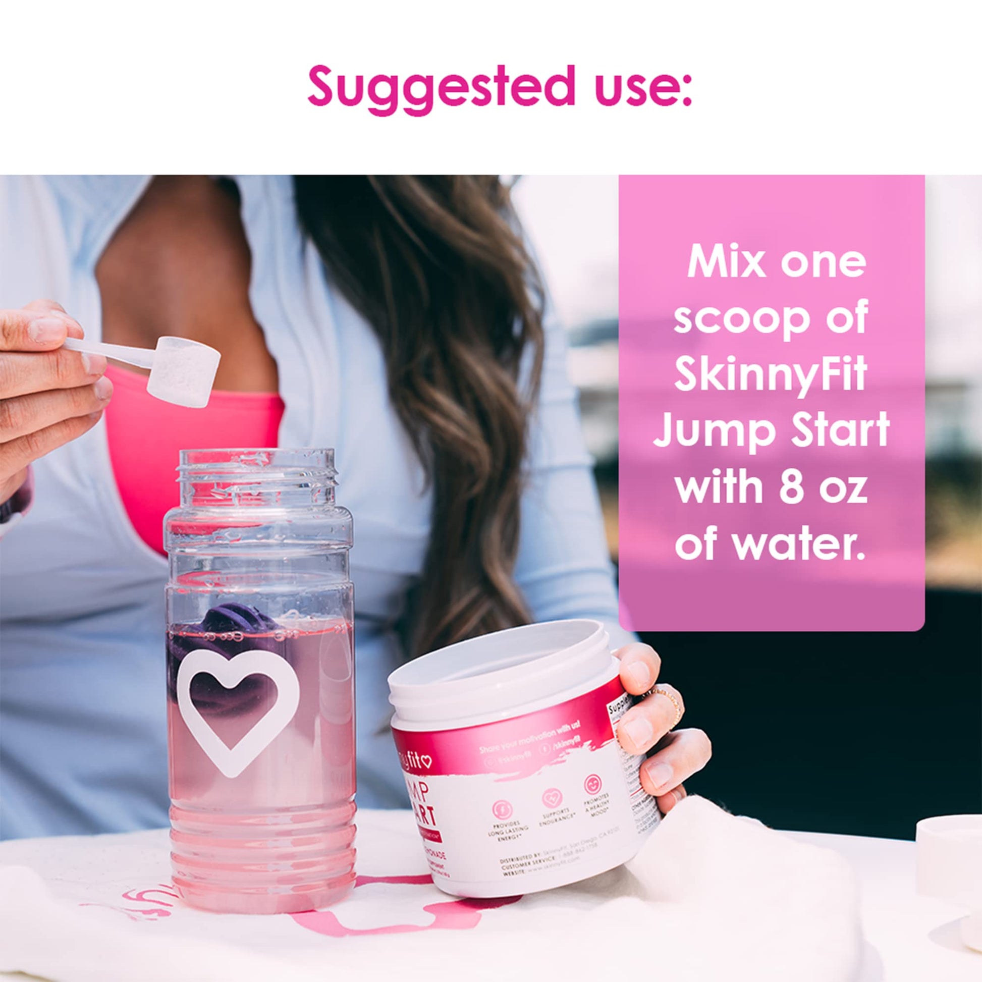 SkinnyFit Jump Start Pre Workout Supplement for Women 30 Servings - Creatine Free SkinnyFit uk supplements