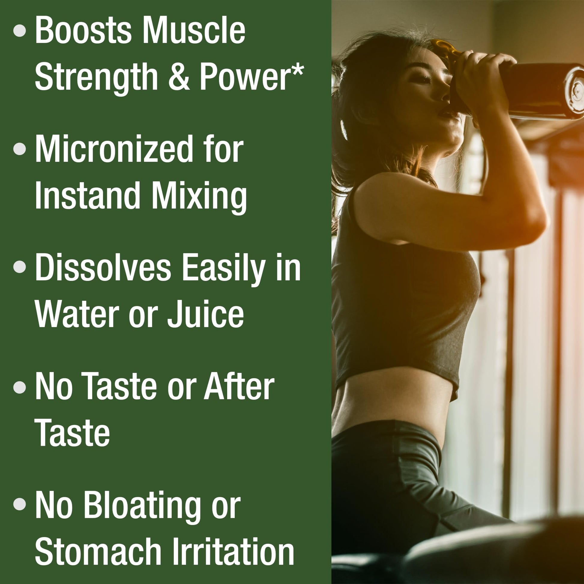 Creapure Creatine Monohydrate Powder. Ultra High Purity German Made Creatine with Nothing Else Added at All. Pure and Unflavored for Men & Women. Zero Bloating, No Sugar, Vegan Friendly Supplement Peak Performance uk supplements