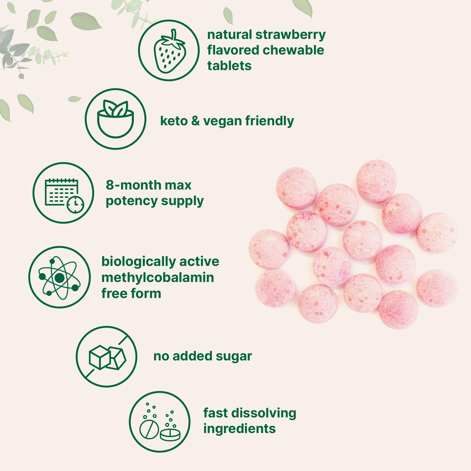 Micro Ingredients Vitamin B12 5000mcg | Methyl B12 Active Form – 240 Chewable Micro Ingredients uk supplements