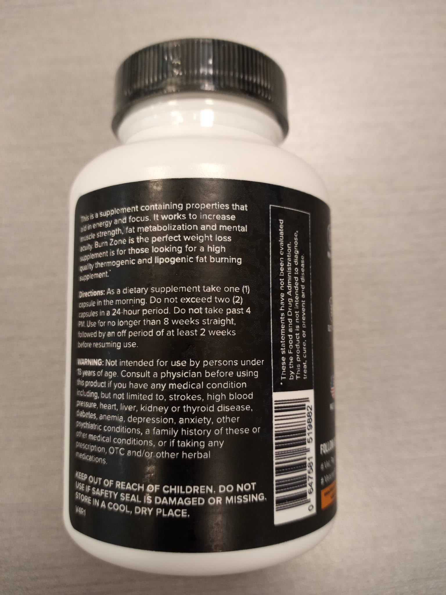 Veteran Performance Burn Zone Thermogenic Fat Burner 2 Pack – Metabolism Booster Veteran Performance uk supplements