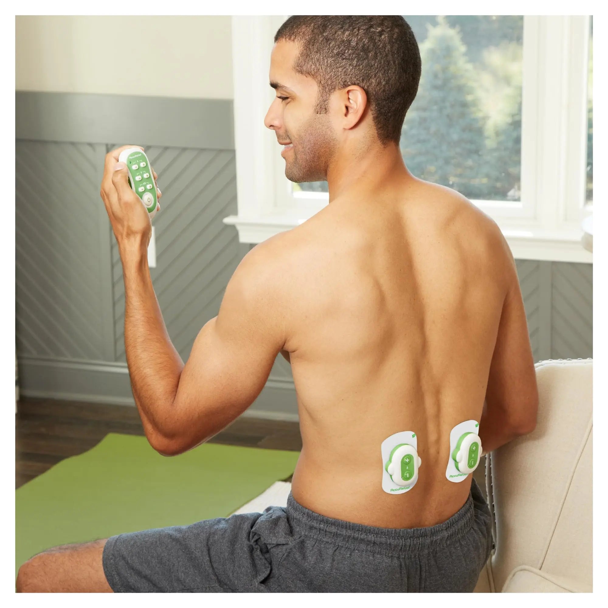 AccuRelief Wireless TENS Unit with Remote Control, TENS Pain Relief Device and Muscle Stimulator, for Back Pain, Neck Pain, Arm and Leg Pain AccuRelief uk supplements