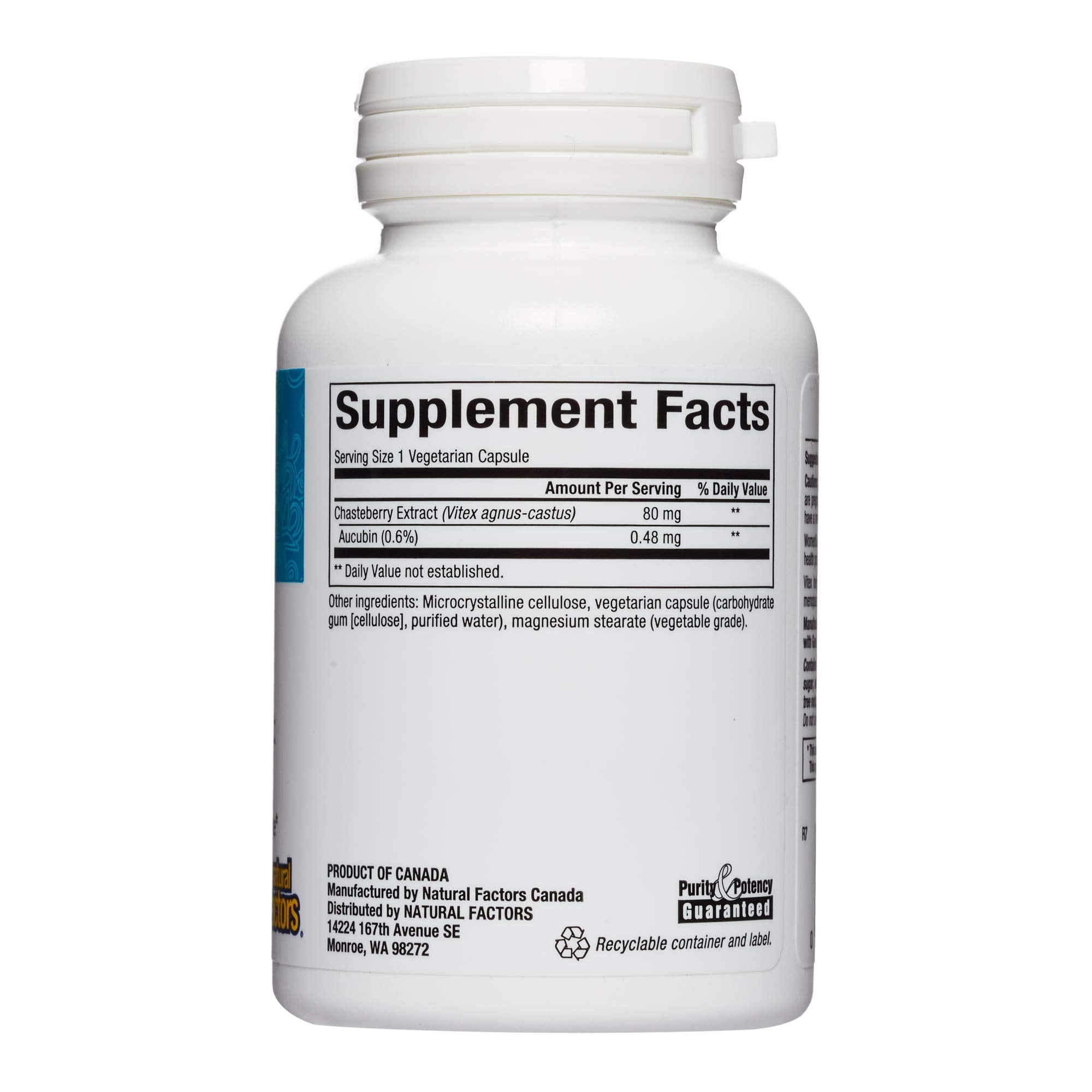 WomenSense by Natural Factors, Vitex Chasteberry Extract, Helps Sooth Symptoms of PMS and Menopause Natural Factors uk supplements