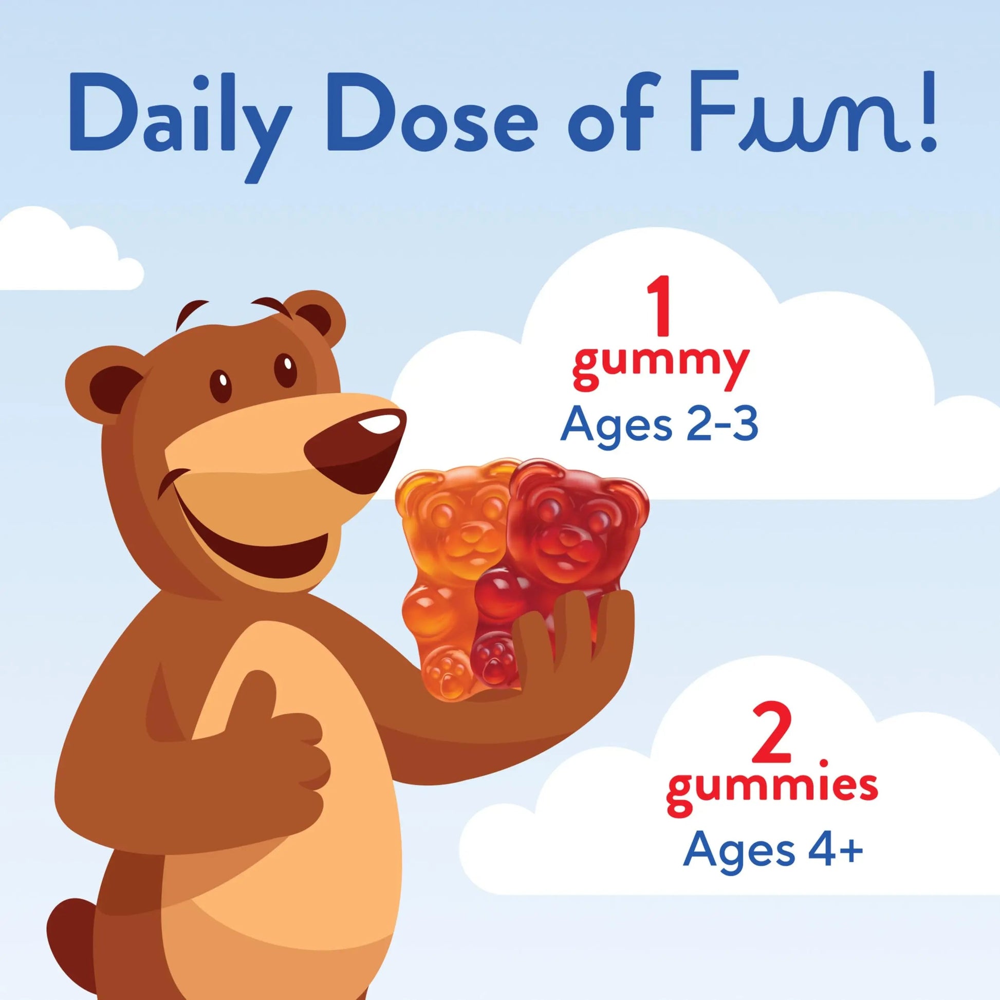 L’il Critters Gummy Vites Daily Gummy Multivitamin for Kids, Vitamin C, D3 for Immune Support Cherry, Strawberry, Orange Lil Critters uk supplements