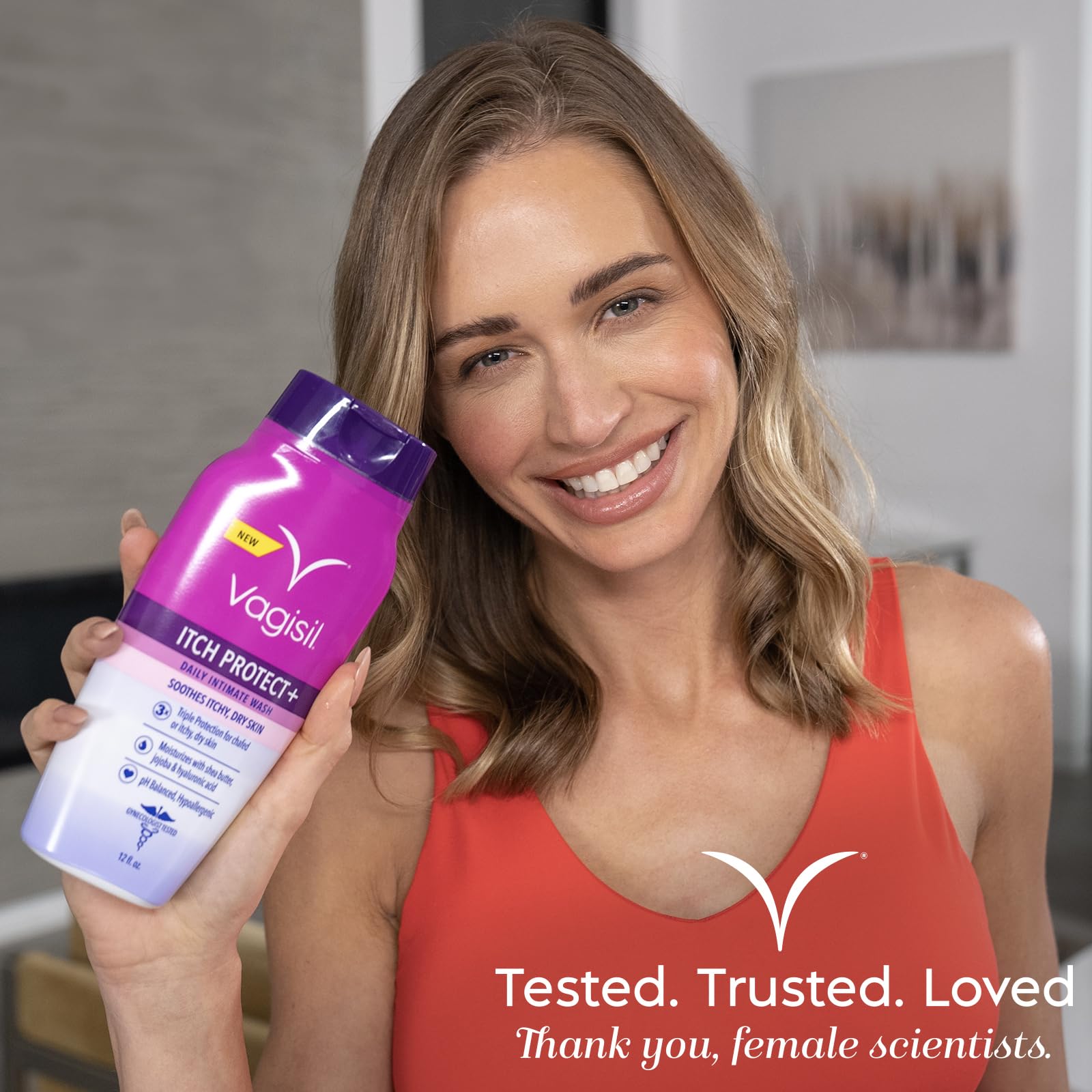 Vagisil Feminine Wash for Intimate Area Hygiene and Itchy, Dry Skin, Itch Protect+ Crème Wash Vagisil uk supplements