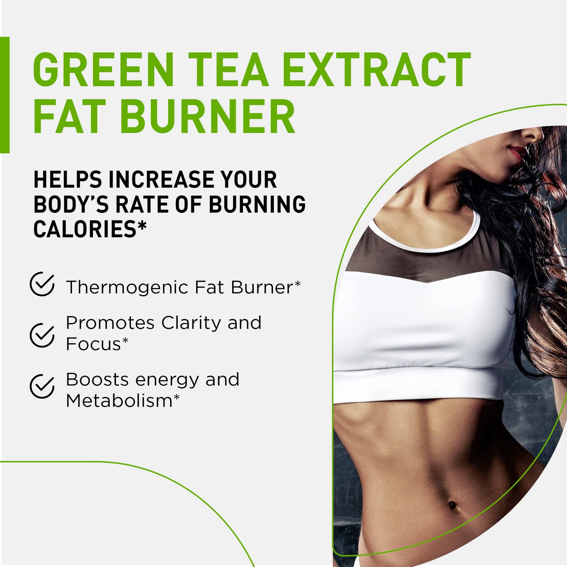 Premium Green Tea Extract Fat Burner Supplement EGCG-Natural Appetite Suppressant NUTRAMODE uk supplements