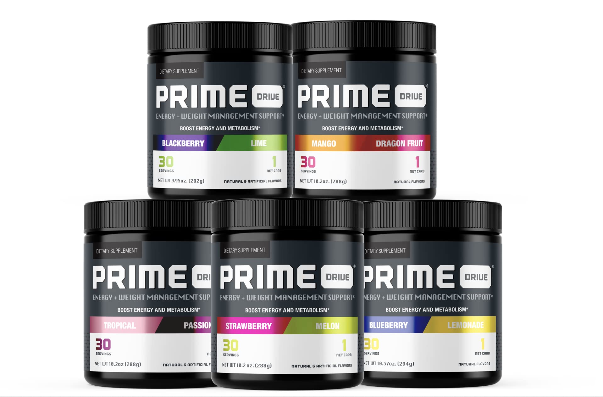 PRIME DRIVE VARIETY 5 PACK + FREE SHAKER Prime Drive uk supplements
