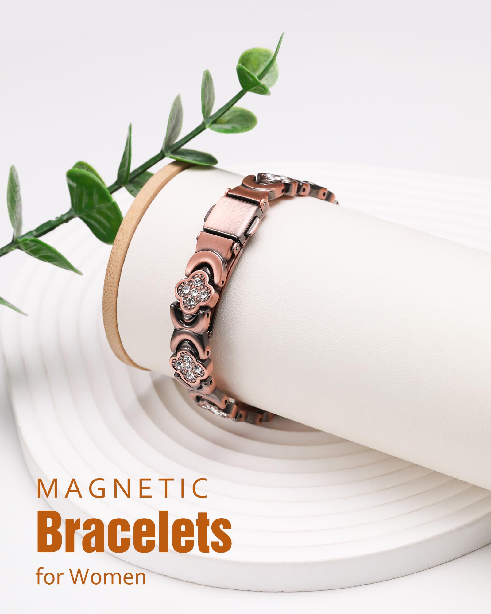 Jecanori Women's Pure Copper Bracelet, Ultra Strength Magnetic Copper Bracelets for Women Jecanori uk supplements