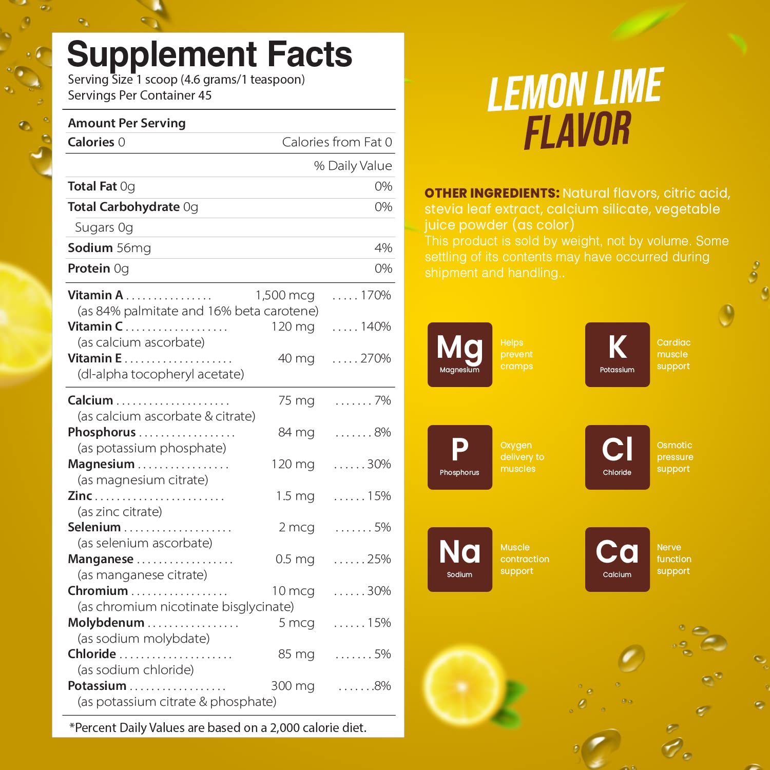 Electrolyte Powder - Refreshing Workout Recovery Electrolytes, Sugar Free, Gluten Free Pride Naturals, Inc uk supplements
