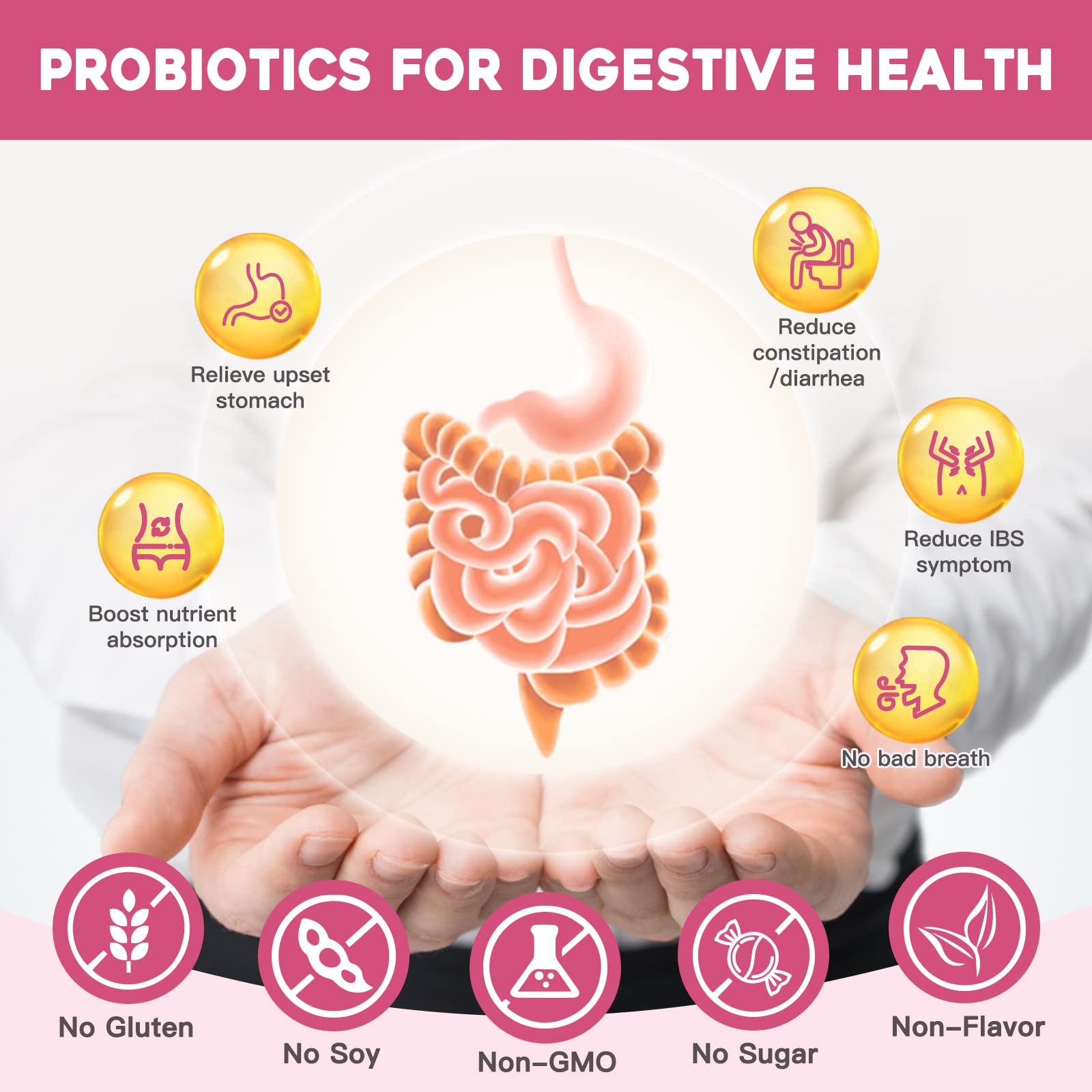 NATURE TARGET Probiotics for Women Probiotic Powder - 50 Billion CFUs, 13 Strains Supports for Digestive Vaginal Health, Bloating Relief, 30 Stick Packs NATURE TARGET uk supplements