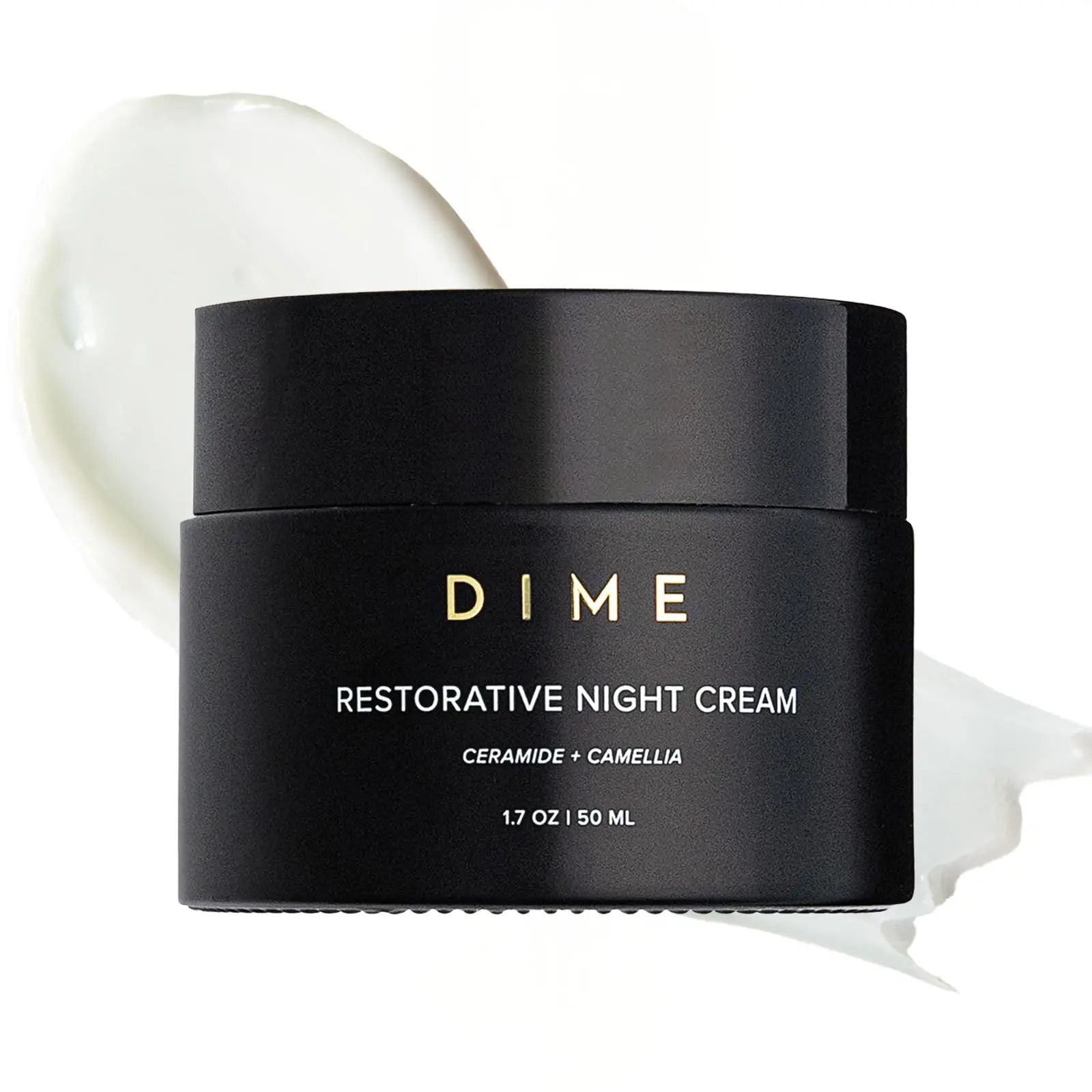 DIME Beauty Restorative Night Cream, Facial Moisturizer with Ceramides and Sea Buckthorn, 1.7 oz / 50 ml in Pump DIME uk supplements