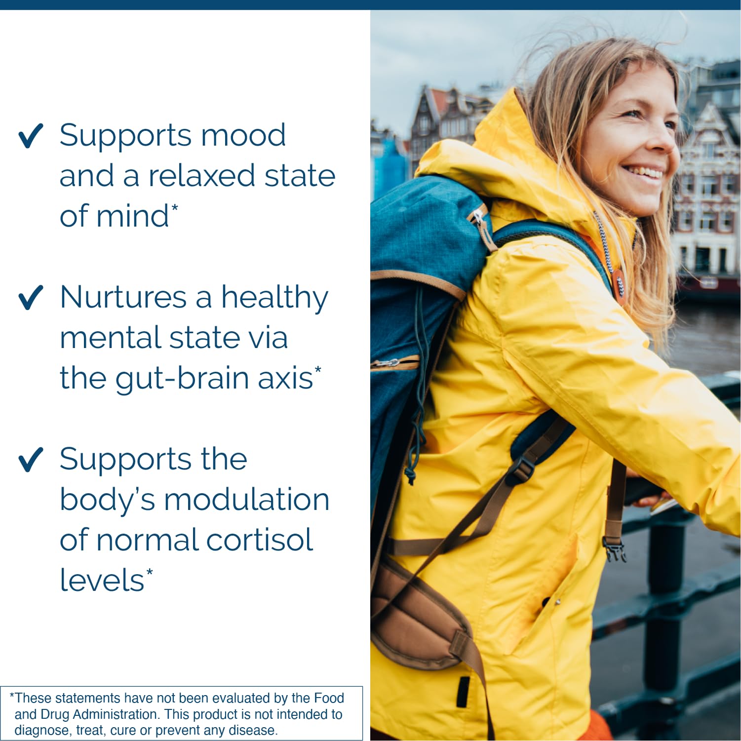 Researched Nutritionals AnxiaEase - Stress, Cortisol Management & Mood Support Supplement - Botanicals, Vitamin B6, Magnesium & 'Psychobiotic' Probiotic Strains (120 Capsules) Researched Nutritionals uk supplements