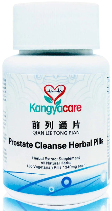 Kangyacare Prostate Cleanse Herbal Pill -Qian Lie Tong Pian 前列通片 - Reduce Prostate Discomfort - Help Frequent Urination -Improve Men’s Urinary Tract Health - 180 Ct (1) Kangyacare uk supplements