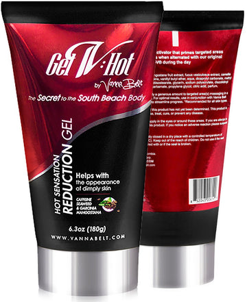Vanna Belt Gel-V Hot Cream for Cellulite, 6.3 oz - Effective Nighttime Belly Fat Burning V VANNA BELT uk supplements