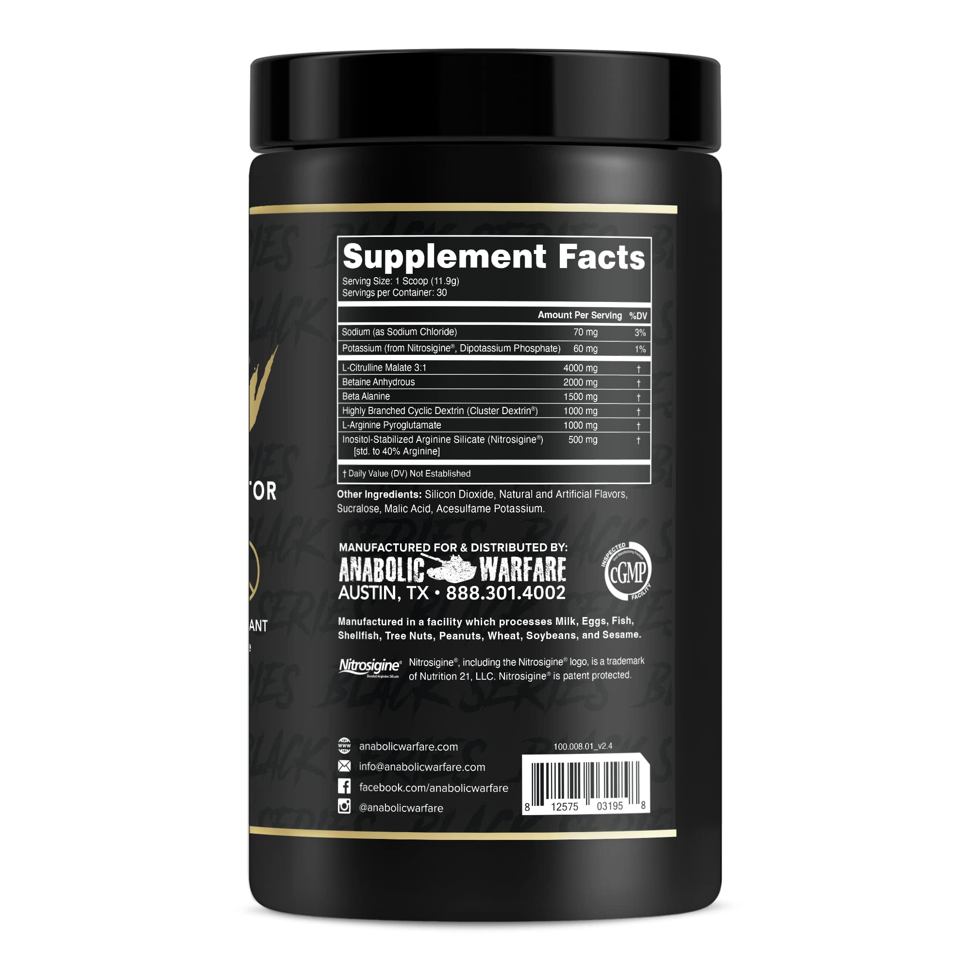 Anabolic Warfare Pump-N-Grow Muscle Pump Supplement Caffeine Free Pre Workout Anabolic Warfare uk supplements