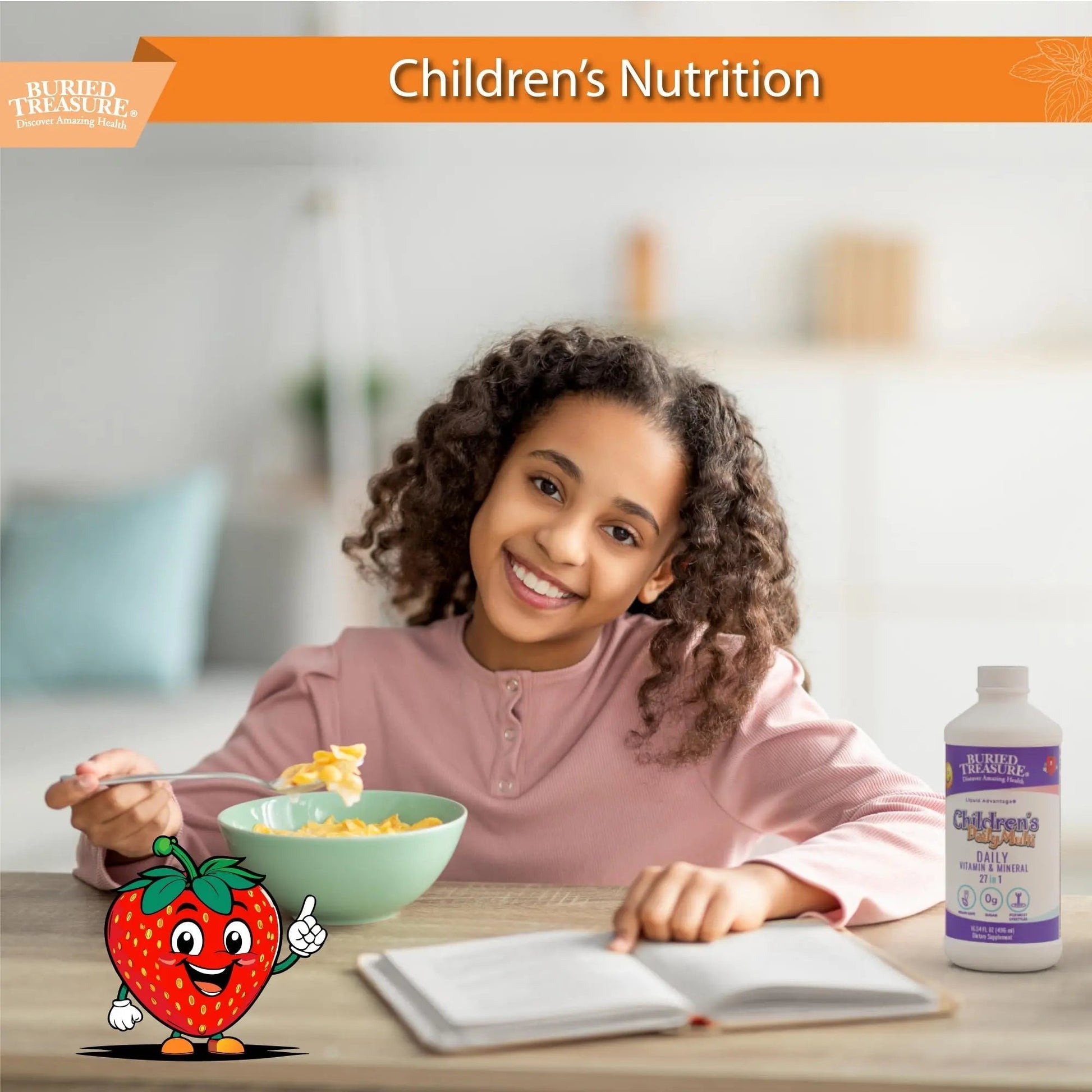 Buried Treasure Children's Daily Multi Liquid Multivitamin & Minerals Nutritional Dietary Vegan Supplement for Kids No Artificial Ingredients Buried Treasure uk supplements