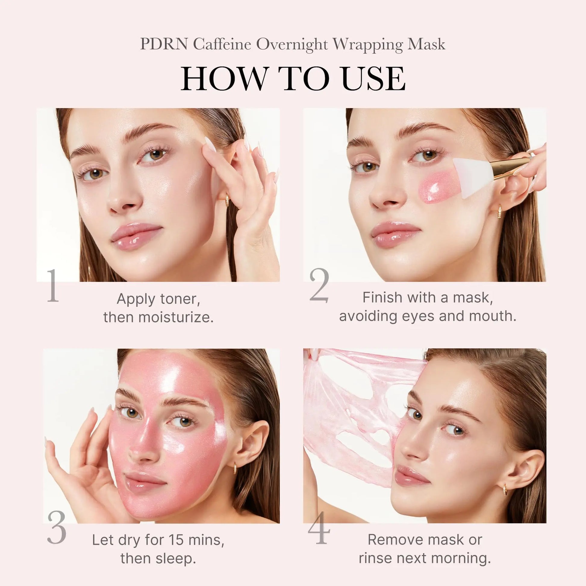 medicube Wrapping Mask PDRN Caffeine Overnight Peel Off Facial Mask | Firming, Depuffing & Hydration | Caffeine, Collagen For Refined, Glass Skin & Face Contour Support | Korean Skin Care, 2.53 fl.oz medicube uk supplements