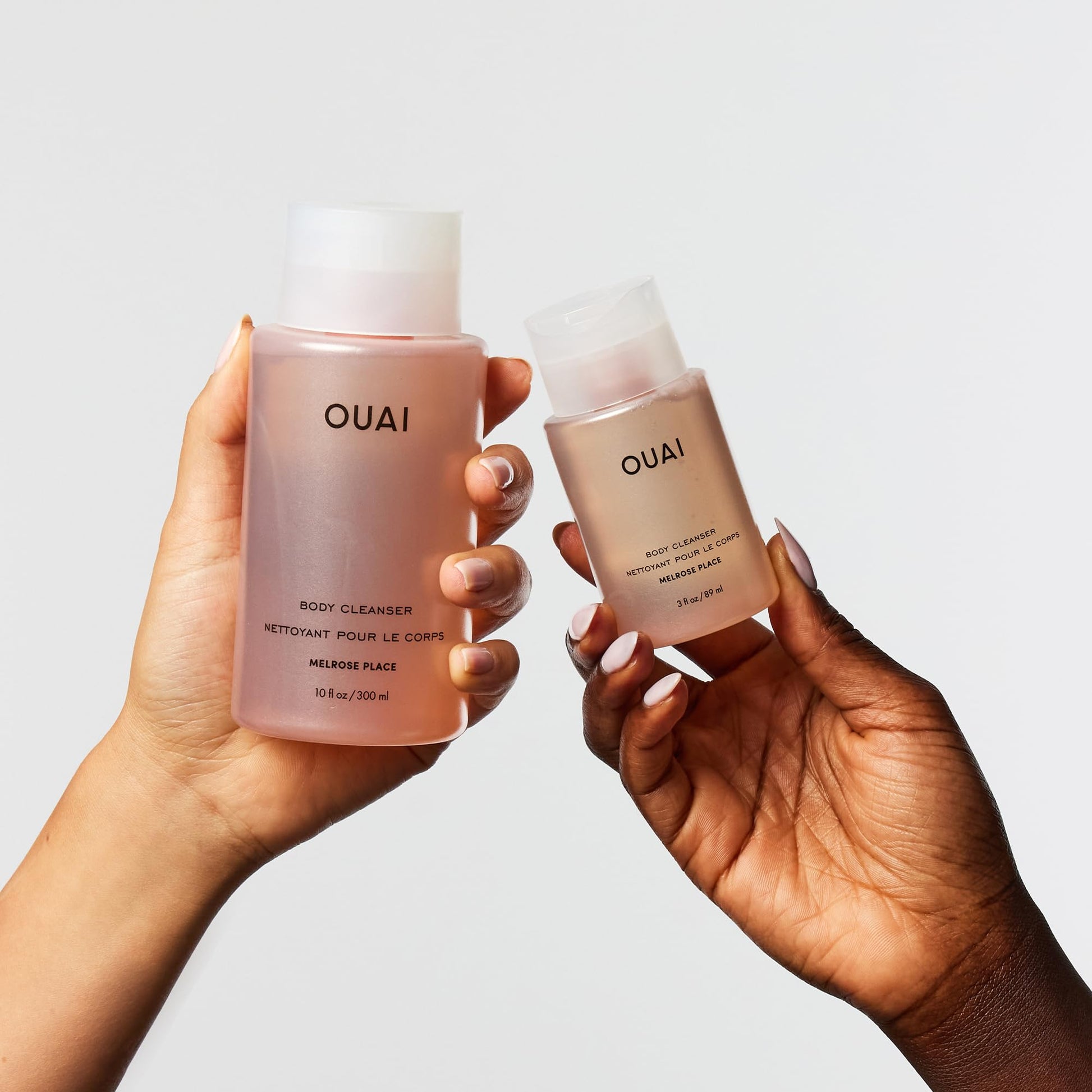 OUAI Body Cleanser Travel Size, Melrose Place - Foaming Body Wash with Jojoba Oil & Rosehip Oil to Hydrate, Balance & Soften Skin - Paraben, Phthalate, Sulfate Free Skin Care Products (3 Fl Oz) OUAI uk supplements