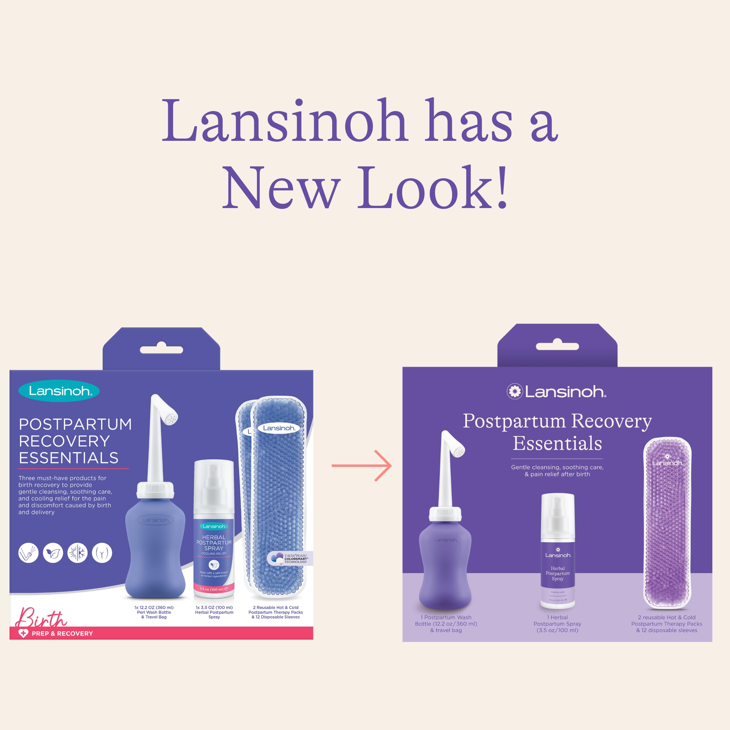 Lansinoh Postpartum Essentials Recovery Bundle, Postpartum Care Kit Lansinoh uk supplements