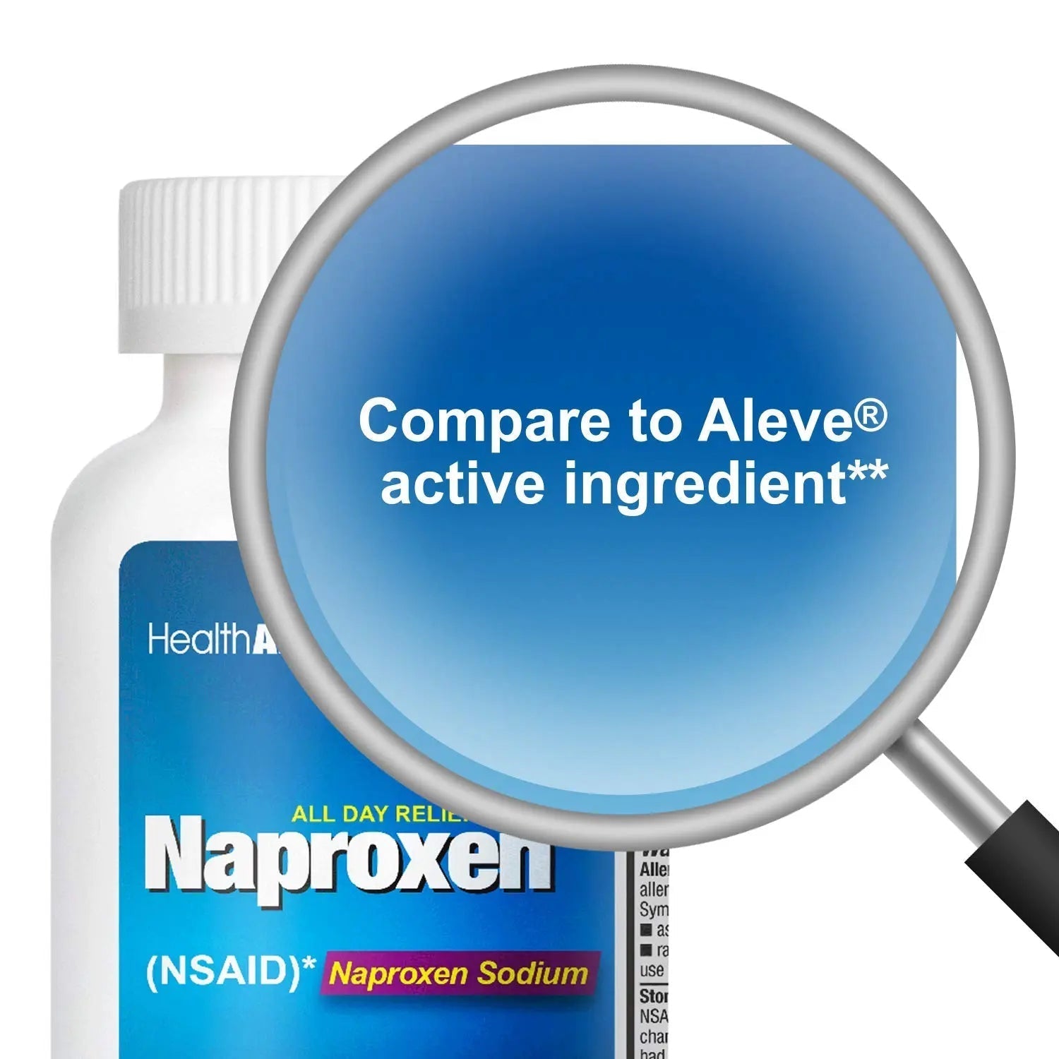 HealthA2Z® Naproxen Sodium 220mg | 300 Caplets | NSAID | Pain Reliever & Fever Reducer HealthA2Z uk supplements